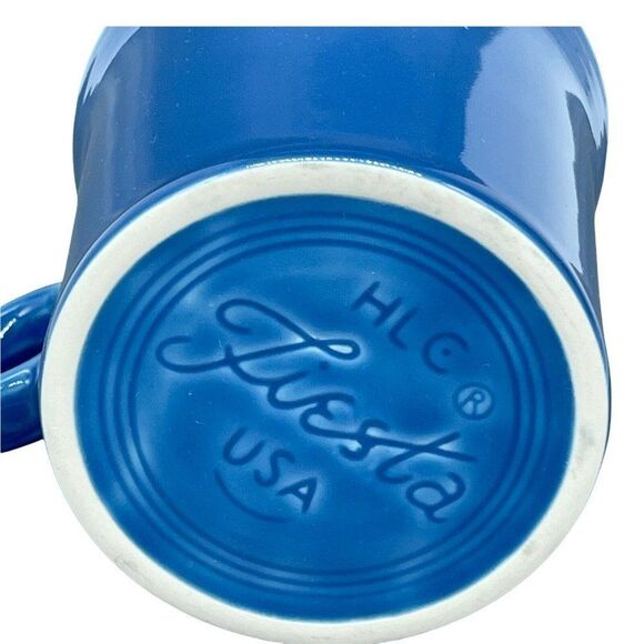 Fiesta HLC Fiestaware Cup Mug Tom & Jerry O Ring Handle Blue - Picture 5 of 12